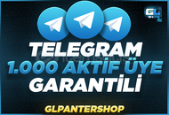 ⭐[GARANTİLİ] Telegram 1.000 Aktif Üye ⭐