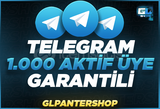 ⭐[GARANTİLİ] Telegram 1.000 Aktif Üye ⭐