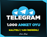 ⭐[GARANTİLİ] TELEGRAM 1000 ANKET OYU⭐