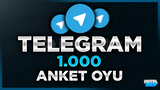 ⭐[GARANTİLİ] TELEGRAM 1000 ANKET OYU⭐