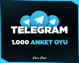 ⭐[GARANTİLİ] TELEGRAM 1000 ANKET OYU⭐