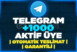 ⭐[GARANTİLİ] TELEGRAM 1000 GERÇEK AKTİF ÜYE⭐