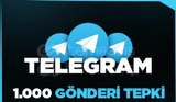 ⭐[GARANTİLİ] TELEGRAM 1000 GÖNDERİ TEPKİ⭐