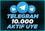⭐[HIZLI] TELEGRAM 10.000 AKTİF ÜYE⭐