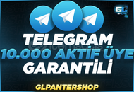 ⭐[GARANTİLİ] Telegram 10.000 Aktif Üye ⭐