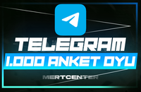 ⭐[GARANTİLİ] TELEGRAM 10.000 ANKET OYU⭐