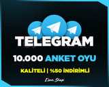 ⭐[GARANTİLİ] TELEGRAM 10000 ANKET OYU⭐