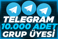 ⭐[GARANTİLİ] TELEGRAM 10000 GERÇEK AKTİF ÜYE⭐