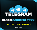 ⭐[GARANTİLİ] TELEGRAM 10000 GÖNDERİ TEPKİ⭐