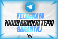 ⭐[GARANTİLİ] TELEGRAM 10000 GÖNDERİ TEPKİ⭐