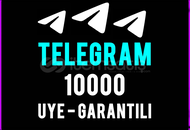 ⭐️GARANTİLİ⭐️ Telegram 10000 Kanal/Grup Üye