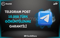 ⭐️[GARANTİLİ] TELEGRAM 10.000 TÜRK GÖRÜNTÜLENME