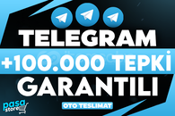 ⭐[GARANTİLİ] TELEGRAM +100.000 TEPKİ⭐