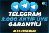 ⭐[GARANTİLİ] Telegram 2.000 Aktif Üye ⭐
