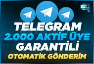 ⭐ [GARANTİLİ] TELEGRAM 2000 AKTİF ÜYE ⭐