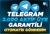 ⭐ [GARANTİLİ] TELEGRAM 2000 AKTİF ÜYE ⭐