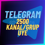 GARANTİLİ | TELEGRAM 2500 GERÇEK ÜYE