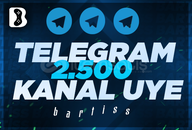 ⭐GARANTİLİ⭐TELEGRAM 2500 ÜYE