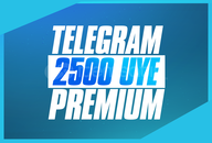⚡[GARANTİLİ] Telegram 2.500 Üye + Destek ⚡