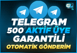 ⭐[GARANTİLİ] TELEGRAM 500 AKTİF ÜYE⭐