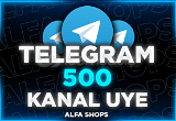 ⭐️(EN İYİSİ) TELEGRAM 500 ÜYE