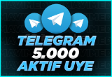 ⭐[HIZLI] TELEGRAM 5000 AKTİF ÜYE⭐