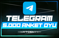 ⭐[GARANTİLİ] TELEGRAM 5.000 ANKET OYU⭐