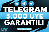⭐[GARANTİLİ] ⭐ TELEGRAM +5.000 ÜYE