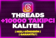 ⭐[GARANTİLİ] THREADS 10000 ADET KALİTE TAKİPÇİ