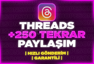 ⭐[GARANTİLİ] THREADS 250 ADET KALİTELİ RESHARE