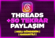 ⭐[GARANTİLİ] THREADS 50 ADET KALİTELİ RESHARE