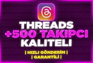 ⭐[GARANTİLİ] THREADS 500 ADET KALİTE TAKİPÇİ