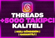 ⭐[GARANTİLİ] THREADS 5000 ADET KALİTE TAKİPÇİ