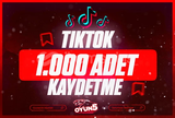 ⭐[Garantili] Tiktok 1.000 Adet Kaydetme⭐