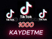 (GARANTİLİ) TİKTOK 1000 ADET KAYDETME