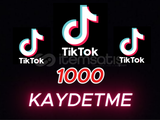 (GARANTİLİ) TİKTOK 1000 ADET KAYDETME