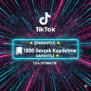 ⭐ [GARANTİLİ] TikTok 1000 Gerçek Kaydetme⭐
