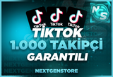 ⭐ GARANTİLİ ⭐ TİKTOK 1.000 GERÇEK TAKİPÇİ ⭐