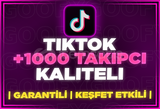 ⭐[GARANTİLİ] TİKTOK 1000 GERÇEK TAKİPÇİ⭐