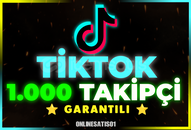 ⭐ [GARANTİLİ] TİKTOK +1.000 TAKİPÇİ ⭐
