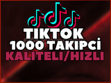 ⭐GARANTİLİ | TİKTOK 1000 TAKİPÇİ | KALİTELİ⭐