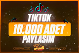⭐[Garantili] Tiktok 10.000 Adet Paylaşım⭐