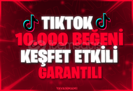 ⚡ [Garantili] Tiktok 10.000 Beğeni