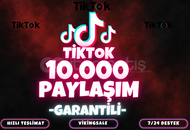 ⭐️[GARANTİLİ] TİKTOK 10.000 PAYLAŞIM⭐