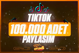 ⭐[Garantili] Tiktok 100.000 Adet Paylaşım⭐