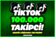 ⭐ [ GARANTİLİ ]TİKTOK 100000 ADET TAKİPÇİ ⭐
