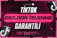 ⭐[GARANTİLİ] TİKTOK 250000 İZLENME⭐