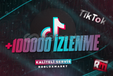 ⭐GARANTILI⭐TİKTOK 100K İZLENME 