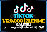 ⭐GARANTİLİ TİKTOK 1.120.000 İZLENME⭐