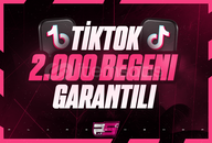 ⭐GARANTİLİ⭐ TIKTOK 2000 BEGENI